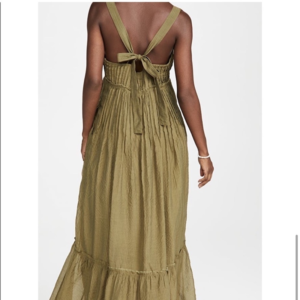 Free People Frankie Pintuck Maxi Dress Size Small, oversized - Picture 9 of 16